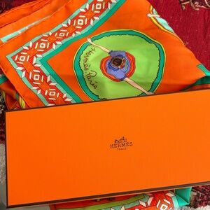 Hermes Vintage Belles du Mexique Scarf - EUC